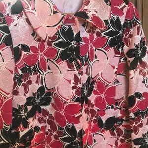 Ellen Tracy Floral Jacket